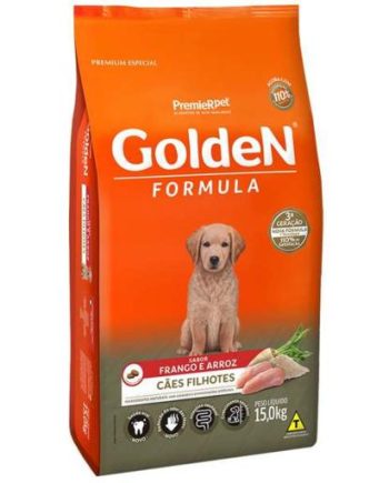 Ração Golden Fórmula Cães Filhotes Frango & Arroz 15kg