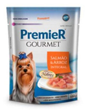 Premier Gourmet Cães Adultos Salmão & Arroz Integral 100grs