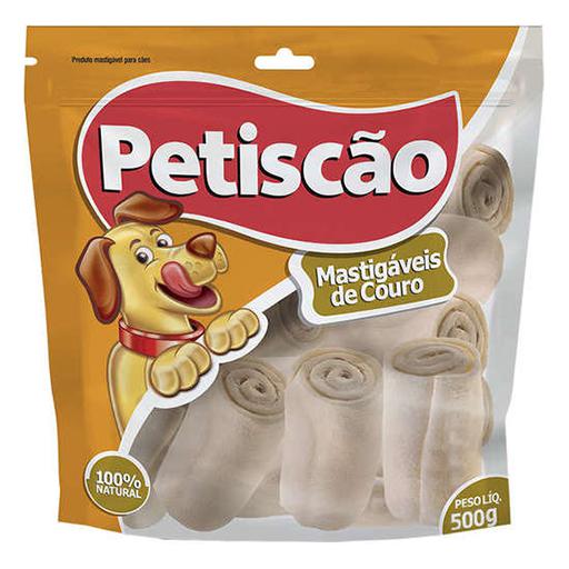 PETISCAO OSSO MINI ROLL NATURAL 500GR