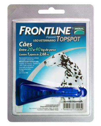 FRONTLINE TOPSPOT 2,68ML P/CAES 20 A 40KG