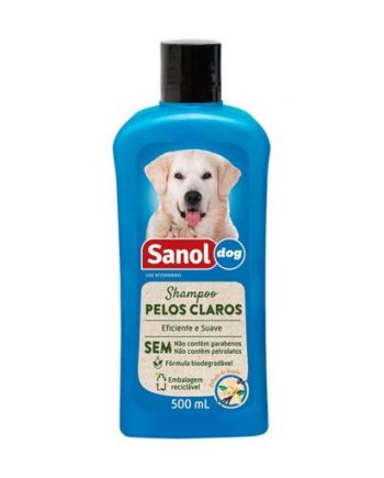 SHAMPOO SANOL DOG PELOS CLAROS 500ML