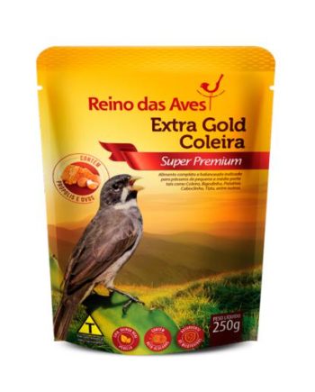 REINO DAS AVES EXTRA GOLD COLEIRA 250GR