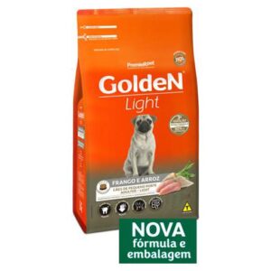 RAÇÃO GOLDEN CÃES ADULTOS MINI BITS LIGHT FRANGO 3KG