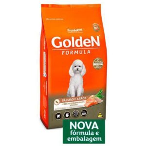 RAÇÃO GOLDEN CÃES ADULTOS MINI BITS SALMÃO 1KG