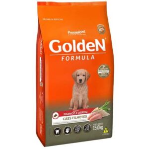 RAÇÃO GOLDEN CÃES FILHOTES FRANGO 15KG