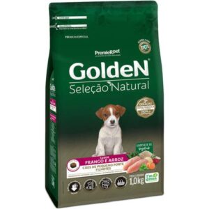 RAÇÃO GOLDEN SELEÇÃO NATURAL CÃES FILHOTES MINI BITS 1KG