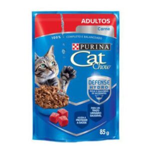 CAT CHOW SACHE ADULTOS CARNE 85G