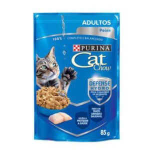 CAT CHOW SACHE ADULTOS PEIXE 85G