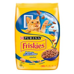 RAÇÃO FRISKIES GATOS ADULTOS PEIXE E FRUTOS DO MAR 3KG