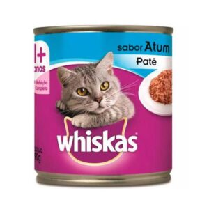 WHISKAS GATOS ADULTOS ATUM PATÊ LATA 290GR