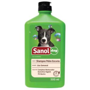 SHAMPOO SANOL DOG PELOS ESCUROS 500ML