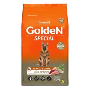 RAÇÃO GOLDEN CÃES ADULTOS SPECIAL FRANGO E CARNE 20KG