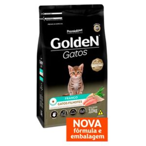 RAÇÃO GOLDEN GATOS FILHOTES FRANGO 3KG