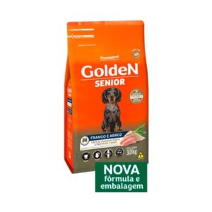 RAÇÃO GOLDEN CÃES ADULTOS MINI BITS SENIOR FRANGO 3KG