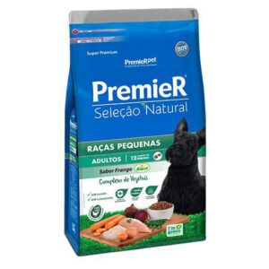 Ração Premier Seleção Natural Cães Adultos Raças Pequenas Frango 1kg