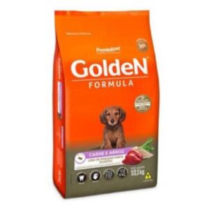 RAÇÃO GOLDEN CÃES FILHOTES MINI BITS CARNE 10KG