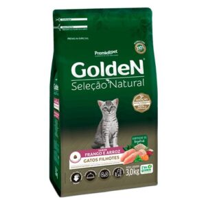 RAÇÃO GOLDEN SELEÇÃO NATURAL GATOS FILHOTES FRANGO 3KG