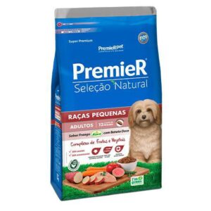 Ração Premier Seleção Natural Cães Adultos Raças Pequenas Frango & Batata Doce 1kg