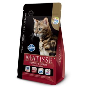 RAÇÃO MATISSE GATOS ADULTOS FRANGO E ARROZ 800GR