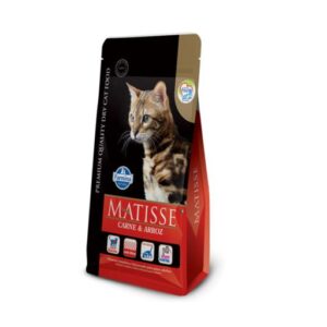 RAÇÃO MATISSE GATOS ADULTOS CARNE E ARROZ 800GR