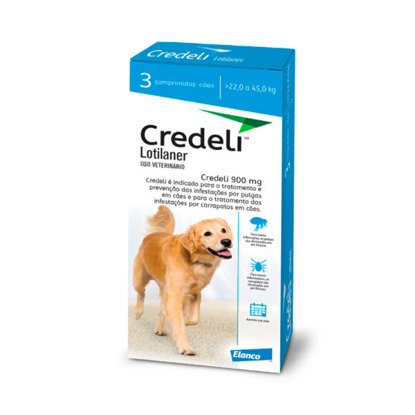 ANTIPULGAS CREDELI ALENCO PARA CÃES - 22,0 A 45KG - 900 MG