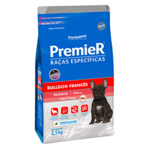 Ração Premier Bulldog Francês Filhote Frango 2,5kg