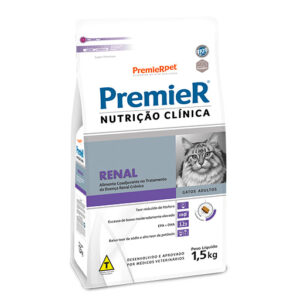 Premier Nutrição Clínica Gatos Adultos Renal 1,5kg