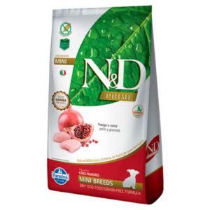 Ração N&D Prime Cães Filhotes Raça Pequenas Frango e Romã 2,5Kg