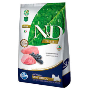 Ração N&D Prime Cães Adultos Raças Pequenas Cordeiro e Blueberry 2,5 kg