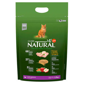 RAÇÃO NATURAL GATOS ADULTOS 7,5KG