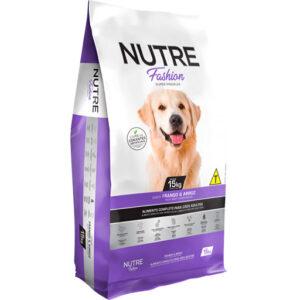 RAÇÃO NUTRE FASHION CÃES ADULTOS FRANGO E ARROZ 15KG