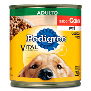 PEDIGREE CÃES ADULTOS CARNE PATÊ LATA 280GR