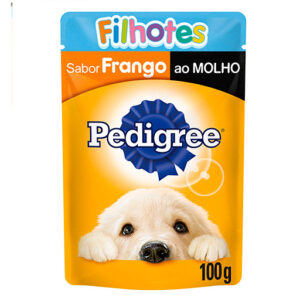 PEDIGREE SACHE FRANGO AO MOLHO CÃES FILHOTES 100GR