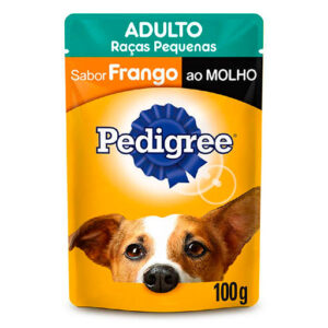 PEDIGREE SACHE FRANGO AO MOLHO CÃES ADULTOS RAÇAS PEQUENAS 100GR