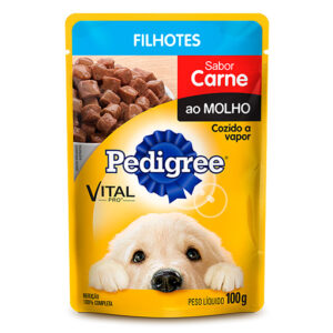 PEDIGREE SACHE CARNE AO MOLHO CÃES FILHOTES 100GR