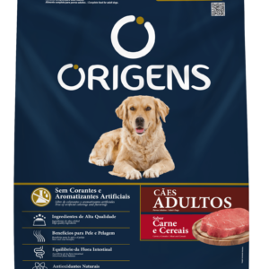 RAÇÃO ORIGENS PREMIUM ESPECIAL CÃES ADULTOS SABOR CARNE E CEREAIS 15KG