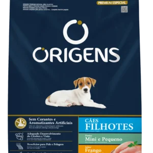 RAÇÃO ORIGENS PREMIUM ESPECIAL CÃES FILHOTES PORTES MINI E PEQUENO SABOR FRANGO E CEREAIS 1KG