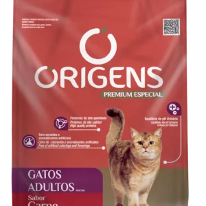 RAÇÃO ORIGENS PREMIUM ESPECIAL GATOS ADULTOS SABOR CARNE 1KG