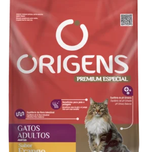 RAÇÃO ORIGENS PREMIUM ESPECIAL GATOS ADULTOS SABOR FRANGO 1KG