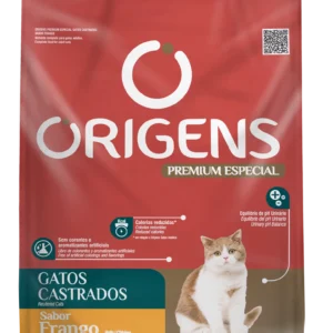 RAÇÃO ORIGENS PREMIUM ESPECIAL GATOS CASTRADOS SABOR FRANGO 10,1KG