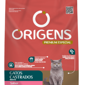 RAÇÃO ORIGENS PREMIUM ESPECIAL GATOS CASTRADOS SABOR SALMÃO 10,1KG