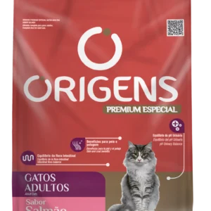 RAÇÃO ORIGENS PREMIUM GATOS ADULTOS SALMAO 3KG