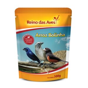 RAÇÃO REINO DAS AVES ARROZ BOLINHA 300G