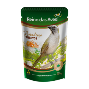 RAÇÃO REINO DAS AVES BOIADEIRO INSETOS PREMIUM 500GR