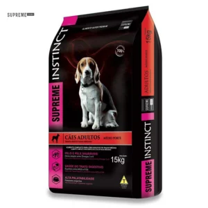 RAÇÃO SUPREME INSTINCT CÃES ADULTOS RAÇA GRANDE 15KG