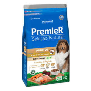 Ração Premier Seleção Natural Cães Adultos Frango 2,5kg