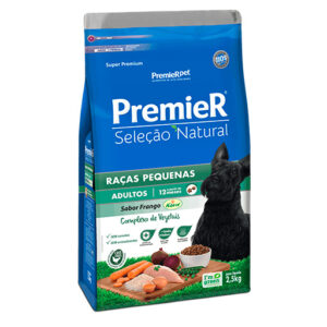 Ração Premier Seleção Natural Cães Adultos Raças Pequenas Frango 2,5kg