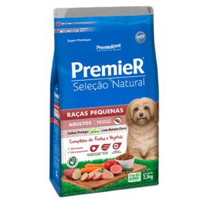 Ração Premier Seleção Natural Cães Adultos Raças Pequenas Frango & Batata Doce 2,5kg