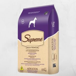 RAÇÃO SUPREME HIGH PREMIUM RAÇA ADULTO 25KG