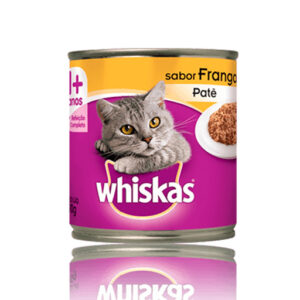 WHISKAS GATOS ADULTOS FRANGO PATÊ LATA 290GR